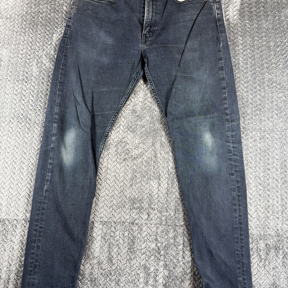 Levi's 512 Men's Jeans 32x34 Blue Dark Wash‎ Denim Cotton